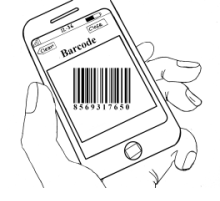 Complex barcodes reading image